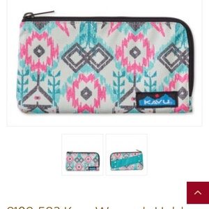 Kavu BNWT retired Island Ikat Cammi CLutch Wallet
